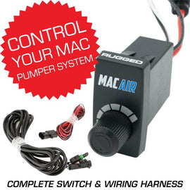 Rugged Radios Rocker Switch VSC for MAC Helmet Air Pumper - Complete Switch & Wiring Harness