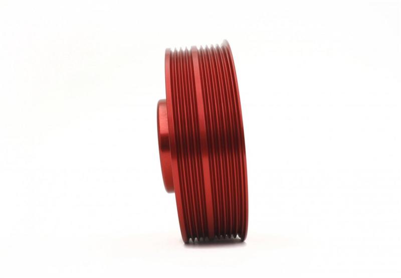 PERRIN 93-14 Subaru Impreza (Incl. 02-14 WRX) / 04-21 STI Lightened Crank Pulley - Red - GTR Auto