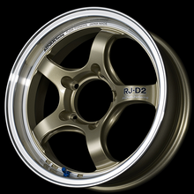Load image into Gallery viewer, Advan RG-D2 16x7.0 / +48 Offset / 4-100 / 63mm Bore / Machining &amp; Champagne Gold