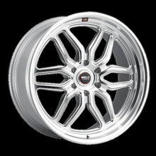 Load image into Gallery viewer, Weld Racing 17x11 Laguna Drag 5x127 ET44 BS4.25 Gloss Sil Mach DIA 78.1