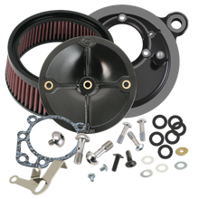 Load image into Gallery viewer, S&amp;S Cycle 93-99 BT w/ Super E/G Carb Stealth Air Cleaner Kit w/o Cover