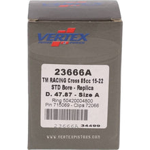 Load image into Gallery viewer, Vertex Piston 08-14 TM MX 85 85cc Cast Replica Piston Kit
