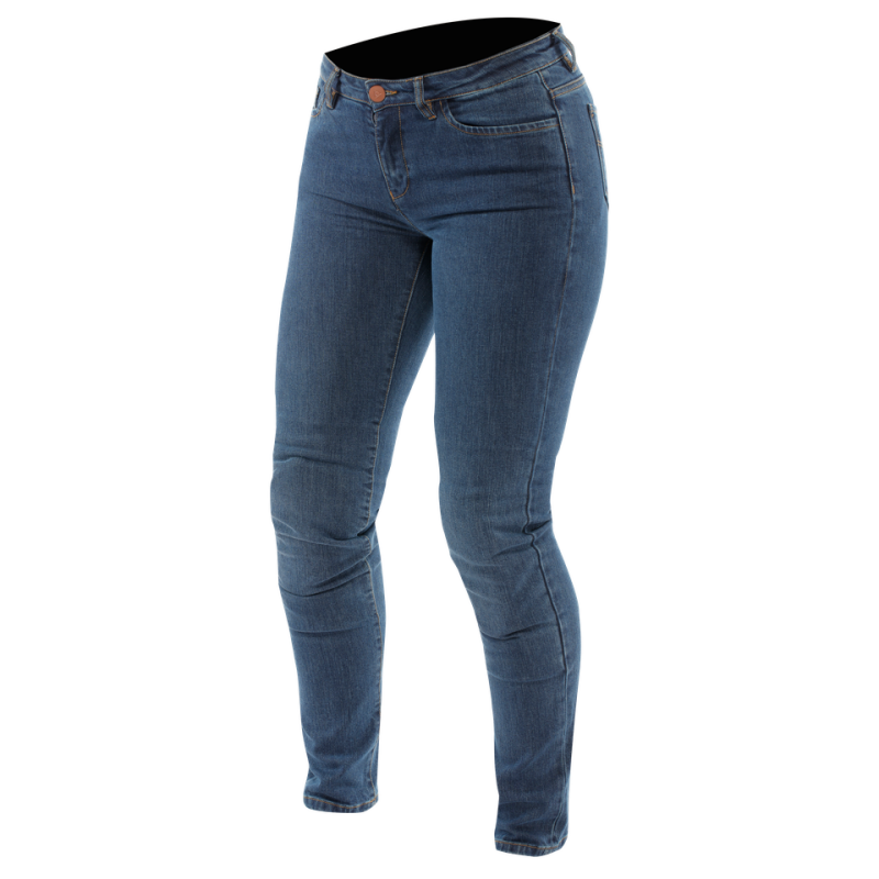 Dainese 5-Pocket Denim Pants Slim Womens Blue Size - 36