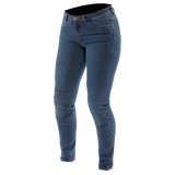 Dainese 5-Pocket Denim Pants Slim Womens Blue Size - 36