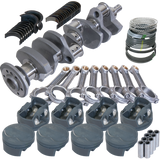 Eagle Chevy 350 3.750in Crank 6.000in I-Beam Rods 11cc Dome 4.030in Pistons Rotating Assembly
