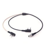 Rugged Radios DUAL RADIO Splitter - Connect 2 Radios with 1 Listen Only and 1 Transmit and Receive