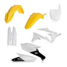 Load image into Gallery viewer, Acerbis 10-18 Yamaha YZ250F/ 14-17 YZ450F Full Plastic Kit - Yellow/White