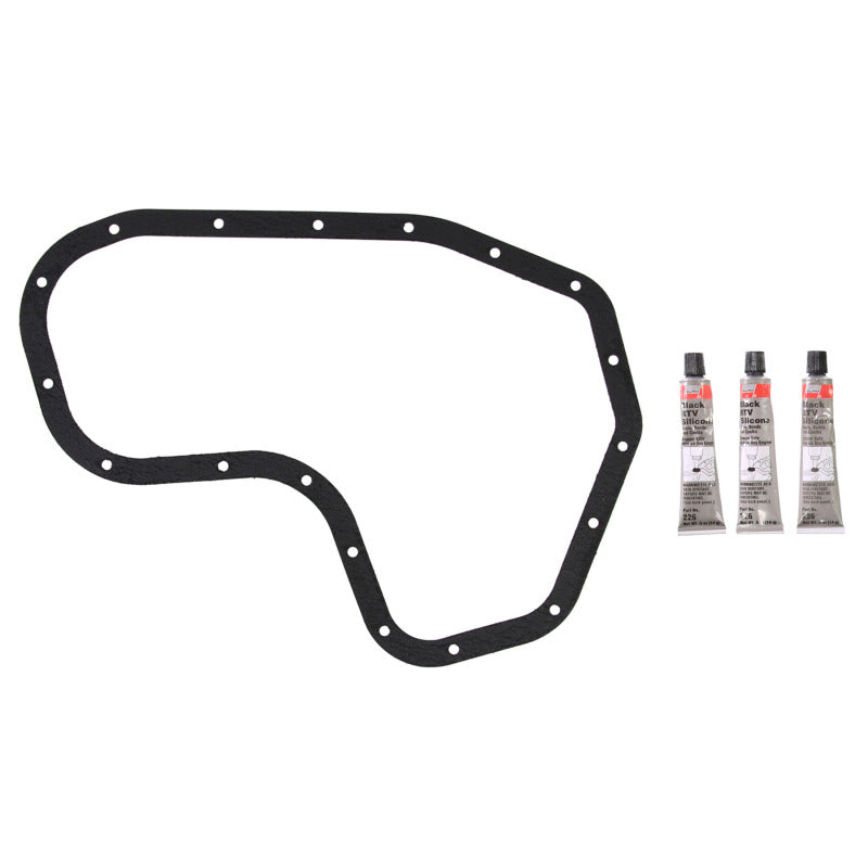 Fel-Pro Toyota Highlander Engine Oil Pan Gasket Set High-Temperature Rubber-Coated Fiber