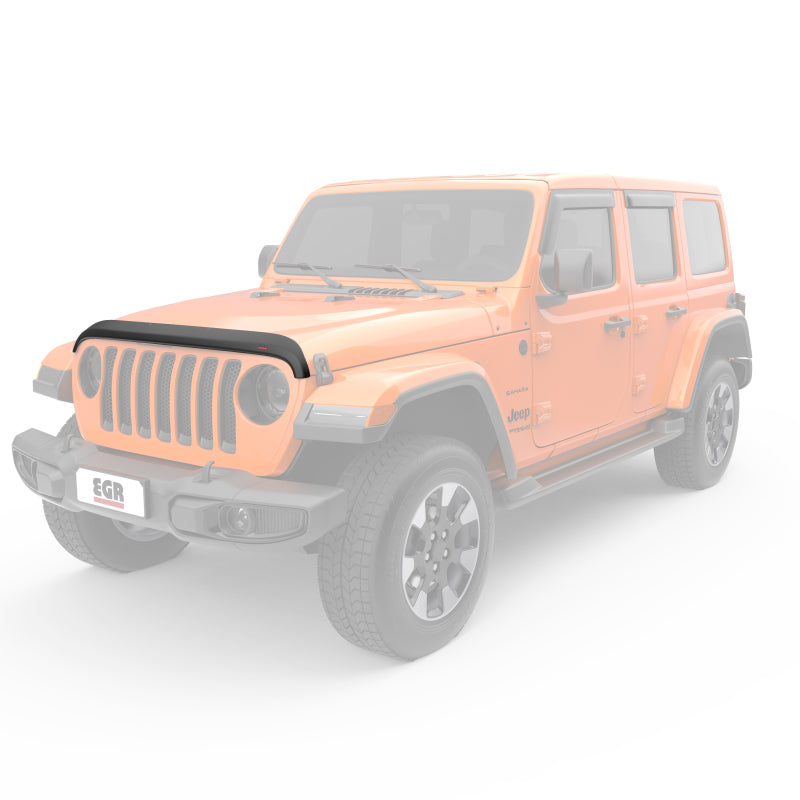 EGR 18-24 Jeep Gladiator Matte Finish Superguard Hood Guard