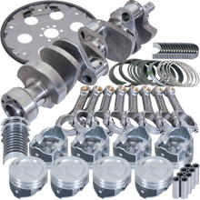 Load image into Gallery viewer, Eagle Chevy LT1350 1Pc 3.750in Crank 5.700in I-Beam Rods 4.000in Pistons 168 Tooth FP Bal Assembly