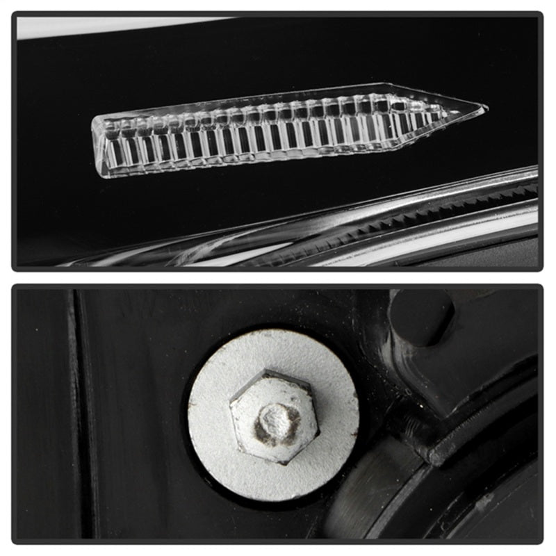 Spyder 15-20 GMC Yukon  Halogen Model Only Projector Headlights - Black (PRO-YD-GY15HALSI-SBSEQ-BK)