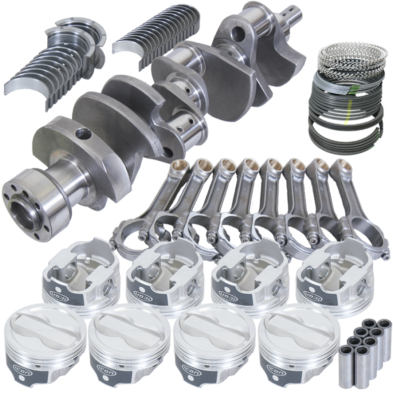 Eagle Chevy LT1350 1Pc 3.750in Crank 6.000in I-Beam Rods -18cc 4.060in Pistons Rotating Assembly