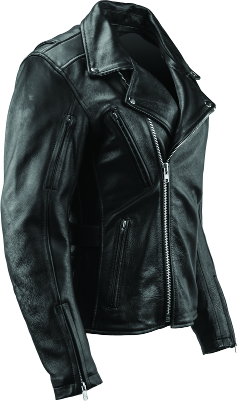 Kuryakyn Leather By River Road Ironclad Classic Leather Jacket Black Womens - Small