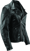 Load image into Gallery viewer, Kuryakyn Leather By River Road Ironclad Classic Leather Jacket Black Womens - Small