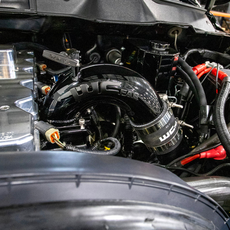 Wehrli 03-07 5.9L Cummins High Flow Intake Bundle Kit Stage 2 - Fine Texture Black