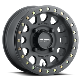 Method MR401 UTV Beadlock 15x10 / 6+4/25mm Offset / 5x4.5 / 72 CB Matte Black Wheel