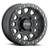 Method MR401 UTV Beadlock 15x7 +38mm Offset 6 x 139.7 BP 81.80mm CB Matte Black Wheel w/ BH-H24100