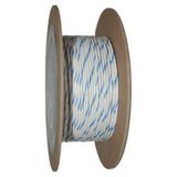 NAMZ OEM Color Primary Wire 100ft. Spool 20g - White/Blue Stripe