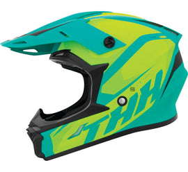 THH Helmets T710XR Airtech Teal/Yellow - XS