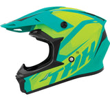 THH Helmets T710XR Airtech Teal/Yellow - 2XL