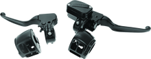 Load image into Gallery viewer, Bikers Choice 15-17 Softail Black Handlebar Control Kit 1/2 Inch Bore Single Disc