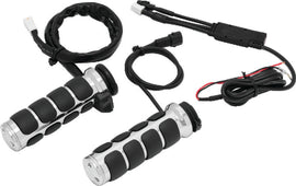 Kuryakyn Heated ISO Grips Dual Cable Chrome