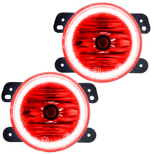 Load image into Gallery viewer, Oracle Lighting 07-09 Jeep Wrangler JK Pre-Assembled LED Halo Fog Lights -Red SEE WARRANTY