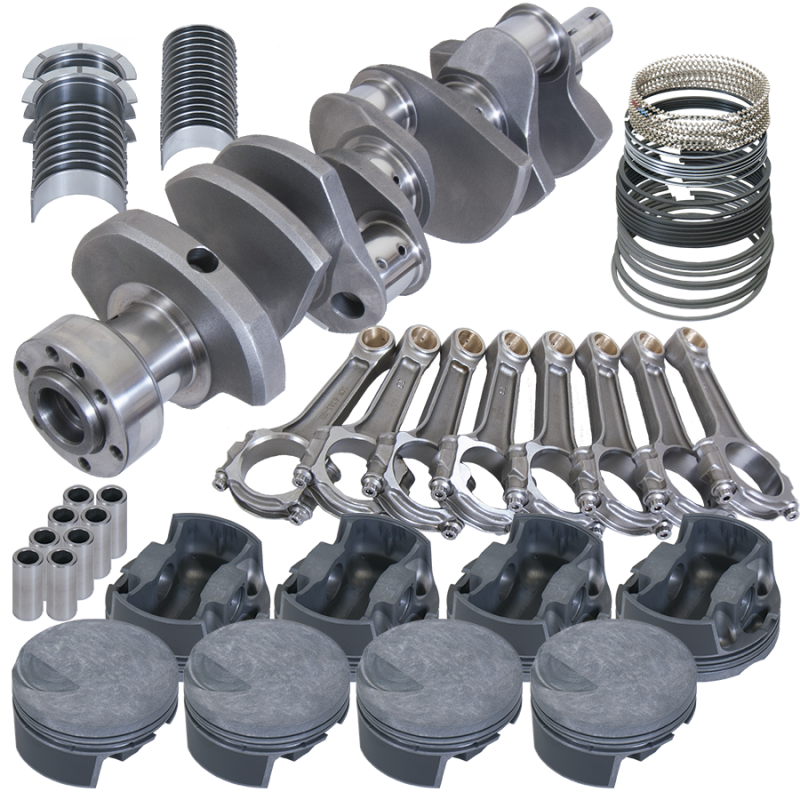 Eagle Chevy 454 1Pc 4.250in Crank 6.385in I-Beam Rod -3cc Flat Top 4.320in Pistons Rotating Assembly