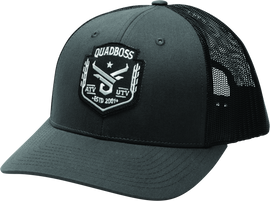 Quadboss Barbwire Hat Grey Snap