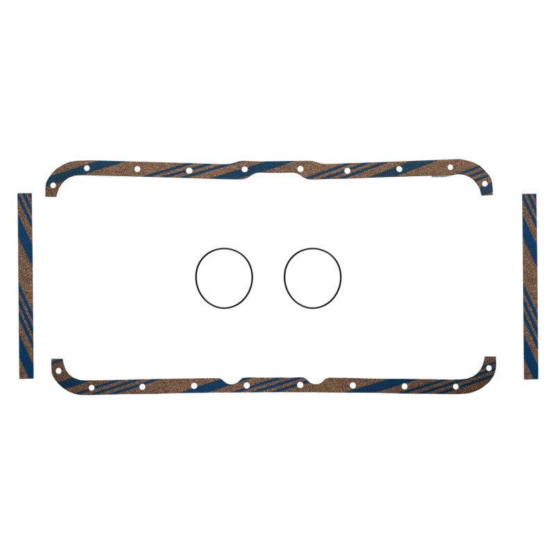 Fel-Pro OS 915 C Engine Oil Pan Gasket Set Blue Stripe cork-rubber