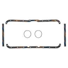 Load image into Gallery viewer, Fel-Pro OS 915 C Engine Oil Pan Gasket Set Blue Stripe cork-rubber