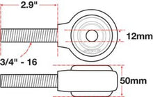 Load image into Gallery viewer, SPC Performance xAxis Rod End Ball Joint