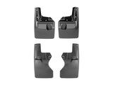 WeatherTech 20-23 Jeep Gladiator Sport/Sport S w/Max Tow Pkg No Drill Front & Rear MudFlaps - Black