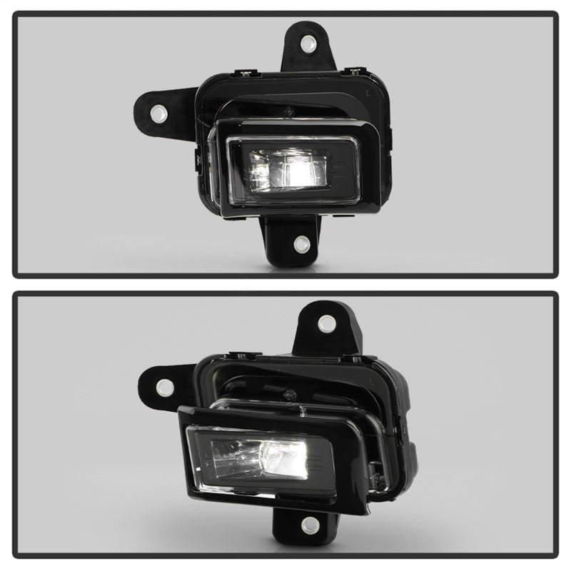 Spyder 21-23 GMC Yukon (Excl AT4) OEM Full LED Fog Lights w/Switch - Clear (FL-GY21-LED-C)