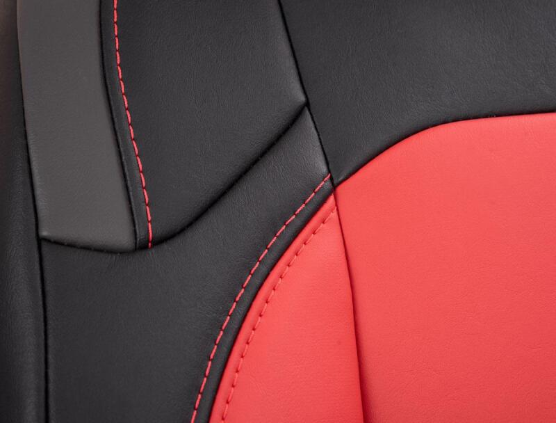 PRP Jeep Wrangler JL Front Seat Covers - 2 door- with Pocket Back (Pair) - Black/Purple