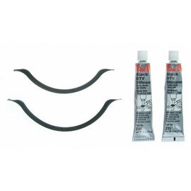 Fel-Pro Kia Rio OS 30768 Engine Oil Pan Gasket Set RTV Black Silicone w/ Rubber End Seals