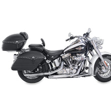 Load image into Gallery viewer, Mustang 06-17 Harley Softail Wide Tire (200mm) Wide Touring Recessed Passenger Seat w/Studs - Black