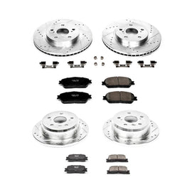 Power Stop 05-06 Toyota Camry Front and Rear Z23 Evolution Brake Kit