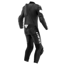 Dainese Tosa 1PC Leather Suit Perforated Black/Black/White Size - 52