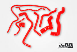 do88 SAAB 9-3 Turbo T7 99-03 Coolant Hoses Red