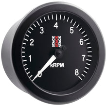 Load image into Gallery viewer, Autometer Stack Sport 88mm 0-8K RPM Tachometer - Black