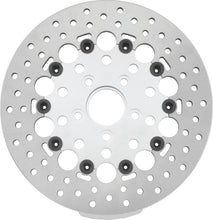 Load image into Gallery viewer, Twin Power 84-17 Big Twin Exc 08-17 FLH FLT Rear 11.5 Floating Rotor Silver Holes
