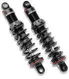 Progressive Harley Early Dyna 490 Series Shocks 12.5in Bushing - Black