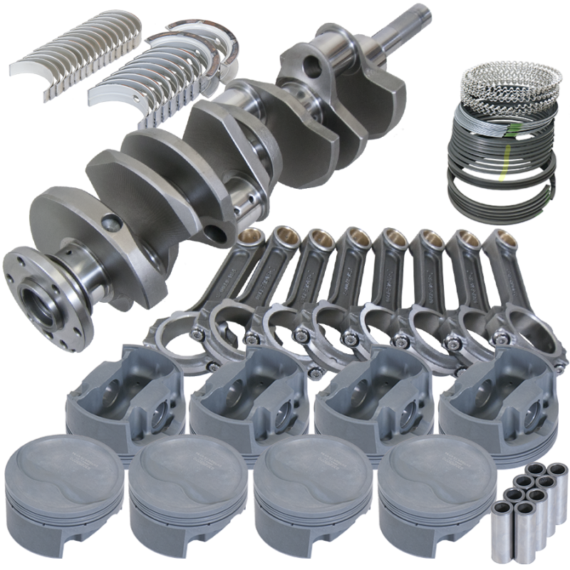 Eagle Ford FE 4.250in Crank 6.700in I-Beam Rods -18cc Inv Dome 4.100in Pistons Rotating Assembly
