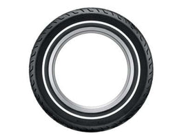 Dunlop D402 Rear Tire - MT90B16 M/C 74H TL - Narrow Whitewall