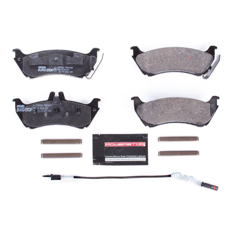 Power Stop 1999 Mercedes-Benz ML430 Euro-Stop ECE-R90 Rear Brake Pads