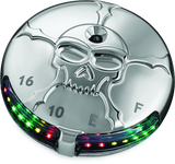 Kuryakyn Zombie Fuel & Battery Gauge Chrome