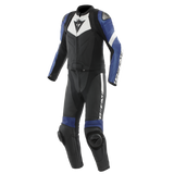 Dainese Avro 4 Leather 2PC Suit Black/White/Blue Size - 60