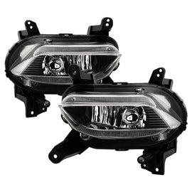 Spyder 19-20 Hyundai Santa Fe OEM Style Fog Lights w/Switch - Clear (FL-HYSF19-C)