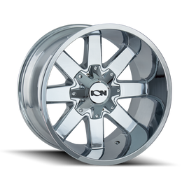 ION 141 20x9 / 8x165.1 BP / 0mm Offset / 130.8mm Hub Chrome Wheel
